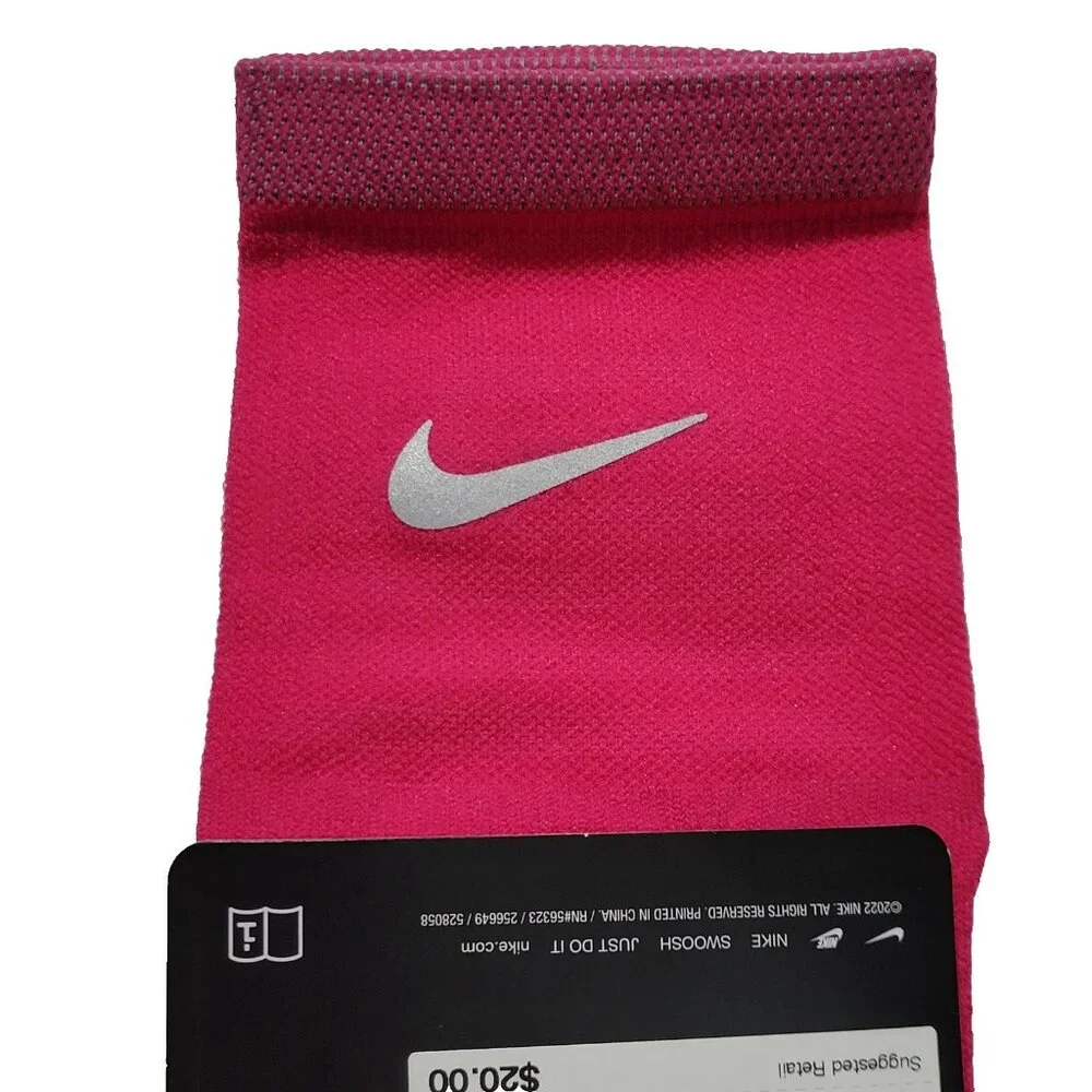 Nike‎ Spark Running Ankle Socks Women 9.5-11 Men 8-9.5 Lightweight Reflective